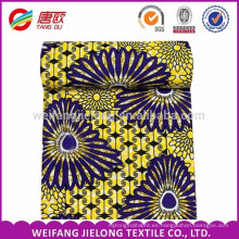 Impresión de patrones grandes Tela de cera africana de tela de moda